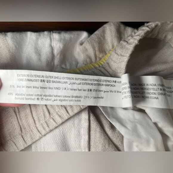 Zara linen and cotton blend Bermuda shorts size small - Picture 6 of 7